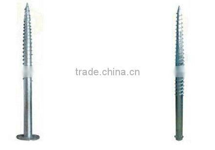 ground screw anchor ground screw pile/ground solar mounting system
