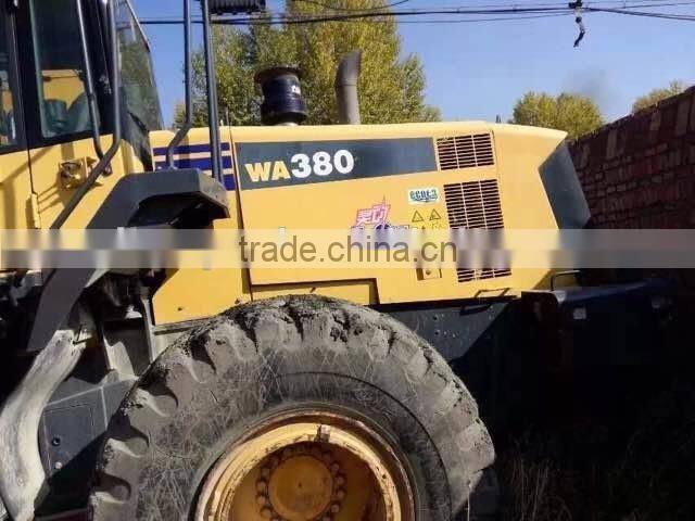 Used Japan wheel loader WA380-6 for sale