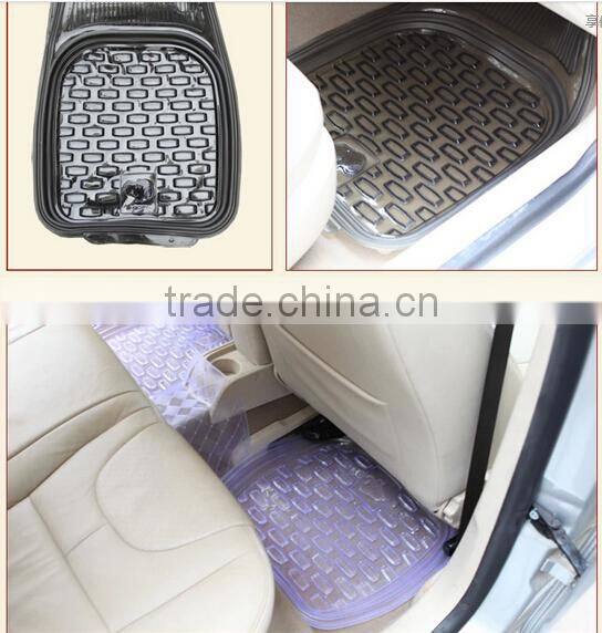 2015 transparent fashion car mats mould, plastic waterproof PVC car floor mats mould