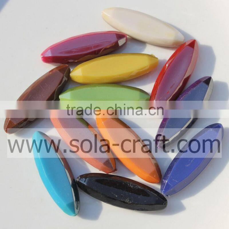 Blue 8MM 500pcs Latest Designs Cats Eye African Wedding Beads Round Resin Wholesale Necklace Crystal Bead