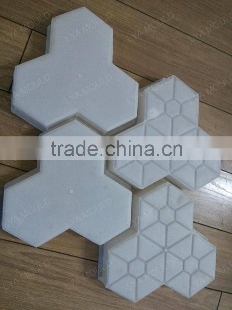 2016 High Quality PP Durable Moulds For Interlock Outdoor Tiles Different Shapes Sizes