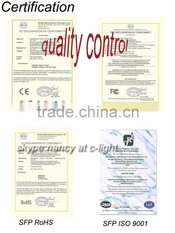 OEM/ODM SFP Module Cisco DS-SFP-FC-4G-SW With 4Gb/s 550m MMF 850nm Compatible CISCO SFP 4g module