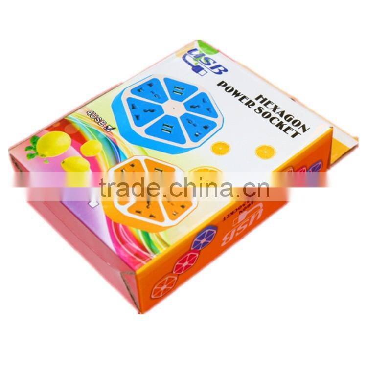 Cheap price wholesale colorful portable smart office power socket