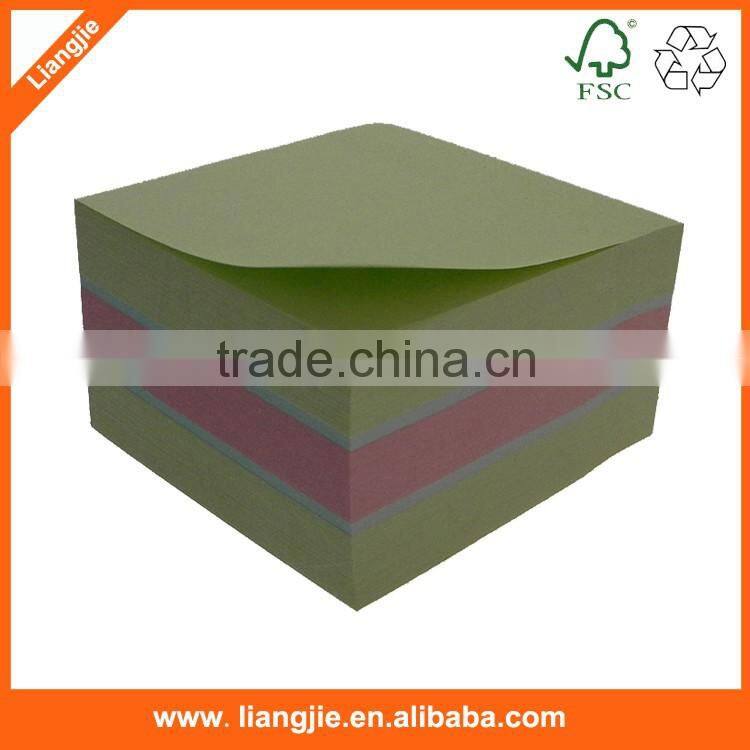 Color Sticky memo pad block paper