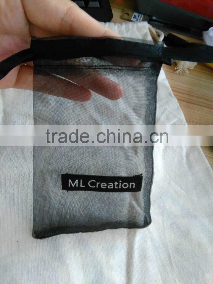 Factory Logo Printed Custom Made Organza Indian Wedding Gift Bags
