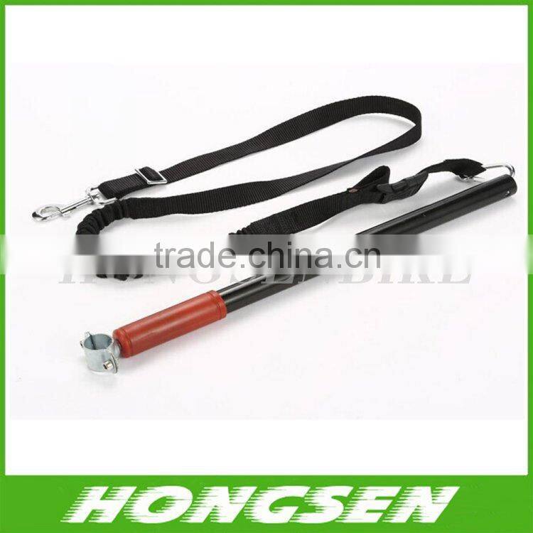 Retractable metal dog lead leash for bike/walking bike dog leash