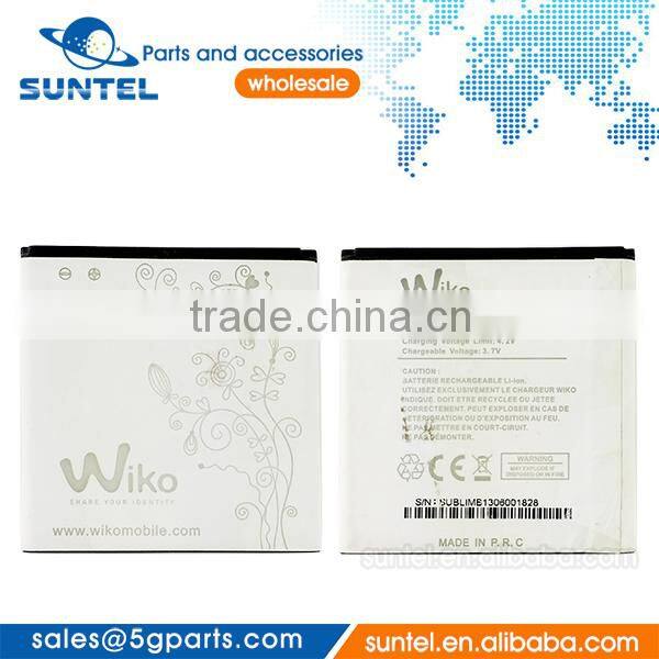 3.7v 1600 mAH li-ion battery for Wiko Sublim cell phone battery