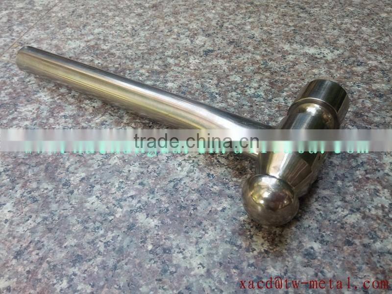 Light weight titanium hammer Customized titanium bicycle tools hammer XACD titanium bike tools hammer
