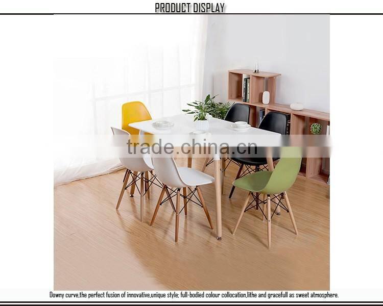 White top wood leg dining table set for sale