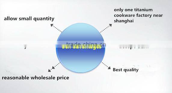 eco-friendly titanium cookware china stock wok