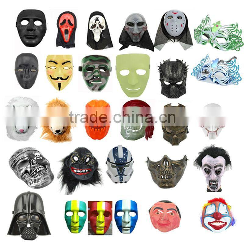 Hot sale scary ghost devil PVC mask scream face mask Halloween mask