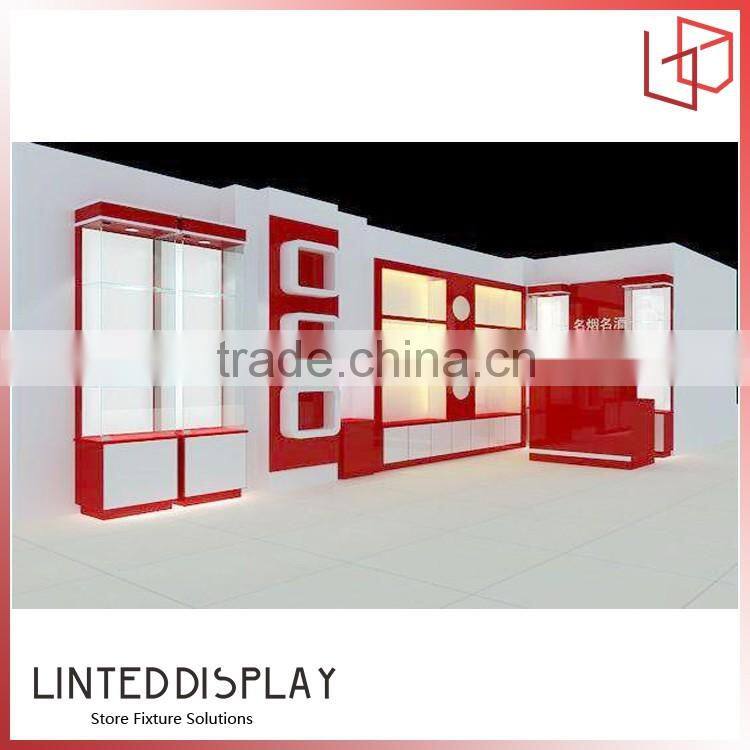 hot sale acrylic counter cigarette cabinet display stand/rack