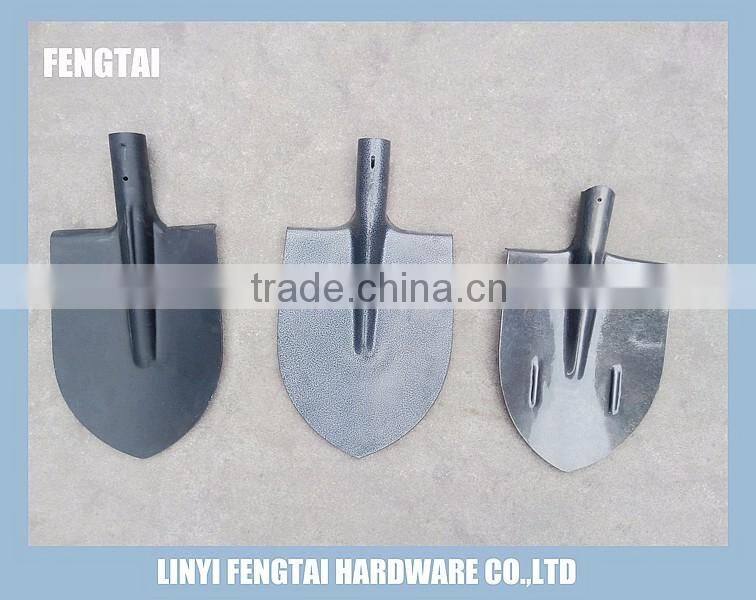 Romania Hand Garden Tools Round Steel Shovel Head
