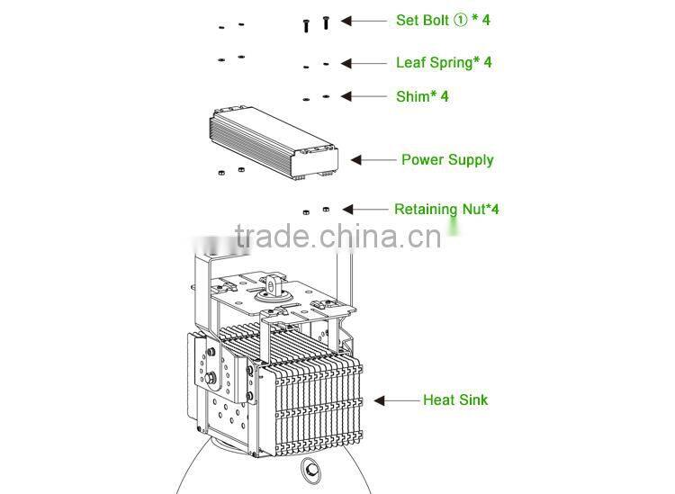 CE ROHS approved OEM accept induction high bay lighting fixtures