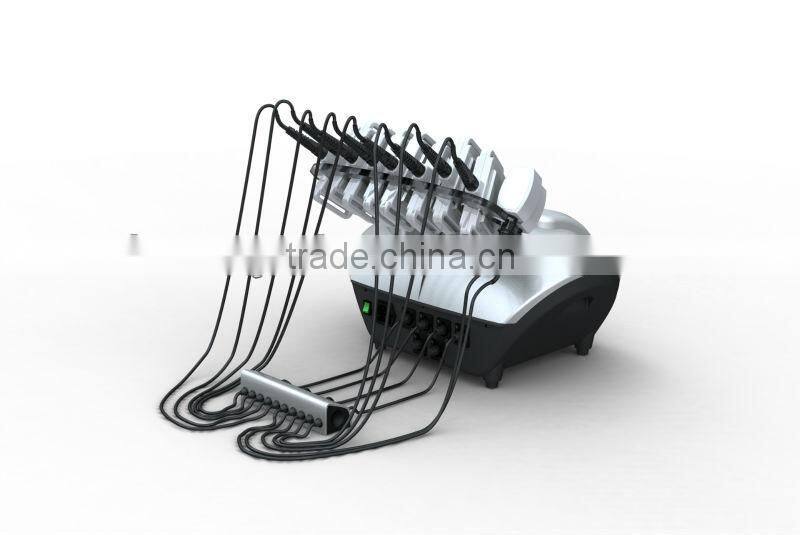 8 big pads and 2 small pads diode laser fat reduction machine