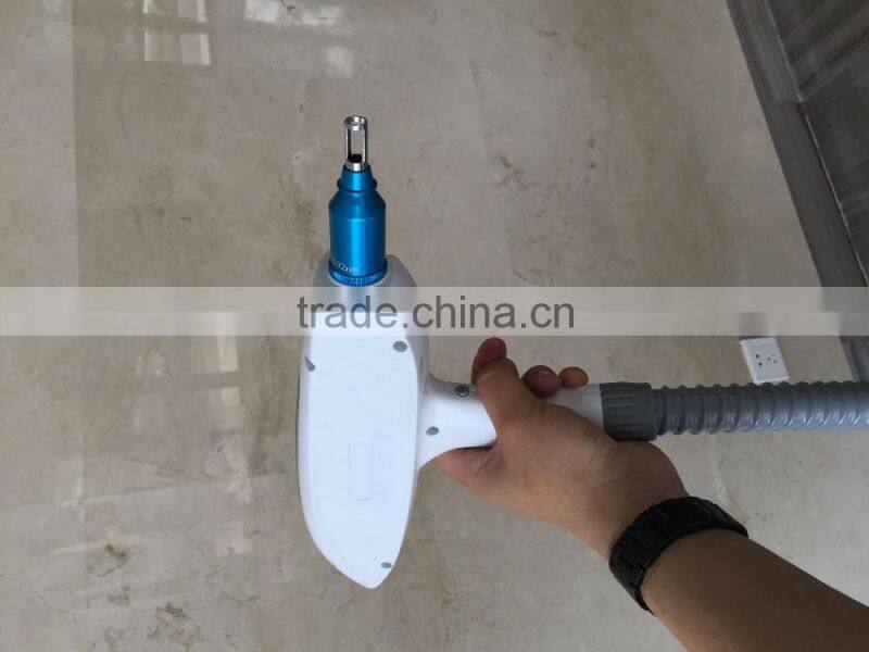 q switched nd yag laser , 532nm 1064nm Tattoo removal and black spot removal machine