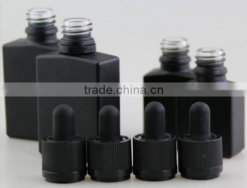 15ml empty quality square glass dropper bottles for e liquid e juice