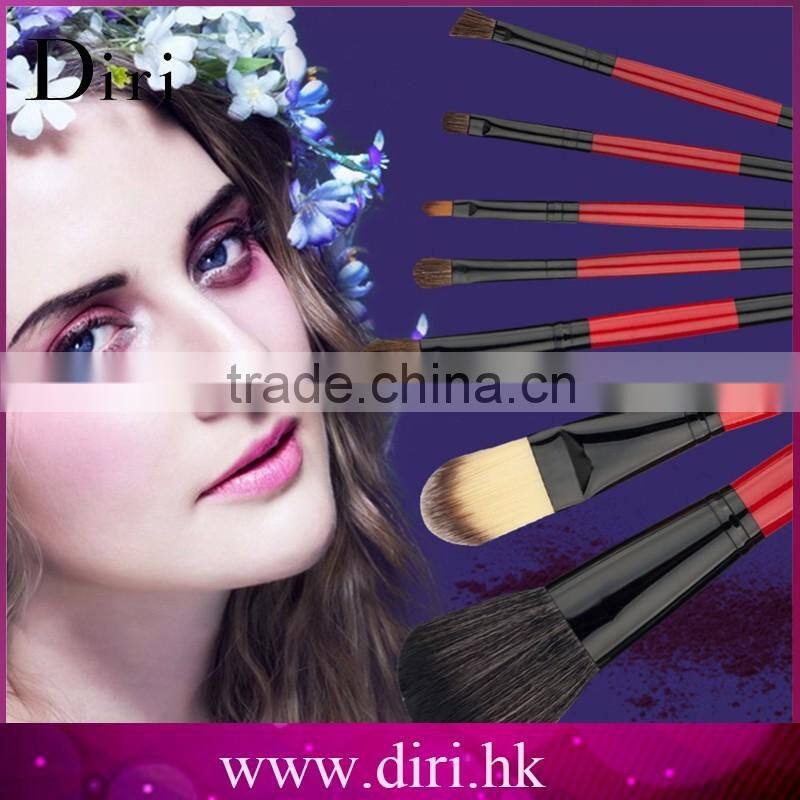 Hot sale newest professional aluminum tube goat synthetic hair makeup brushes
