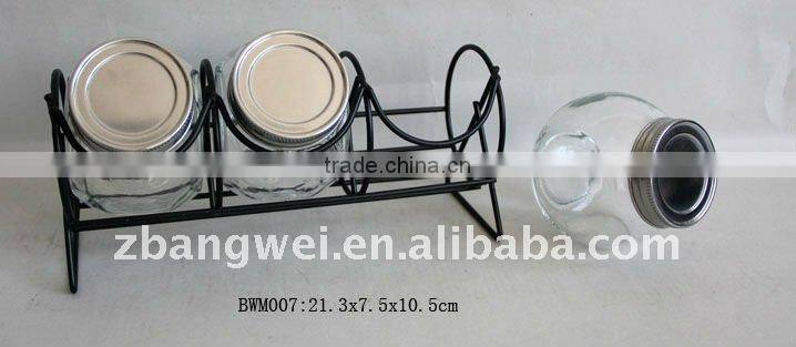 glass transparent jar used for food