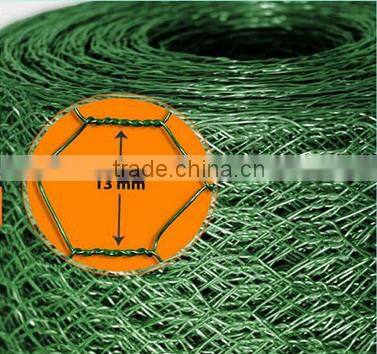 PVC coated hexagonal chicken wire mesh netting