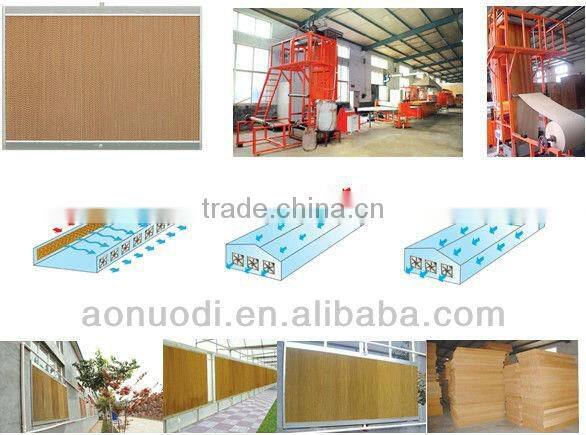 Asia Biggest Manufacturer in Greenhouse/Poulty house Evaporative cooling pad