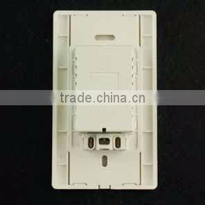 US type electrical plugs outlet double USB ports wall switch and socket