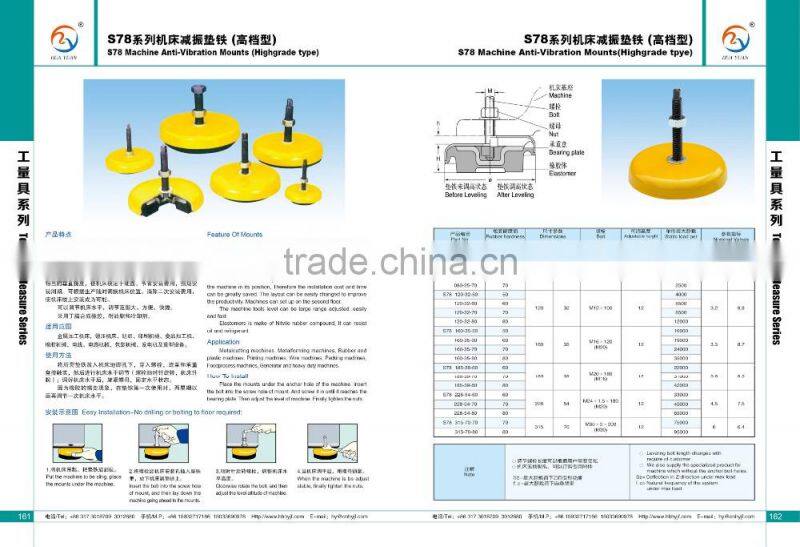 LC-LIDA S78 Rubber mat anti vibration machine mount