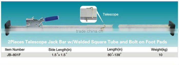 square tube steel jack bar