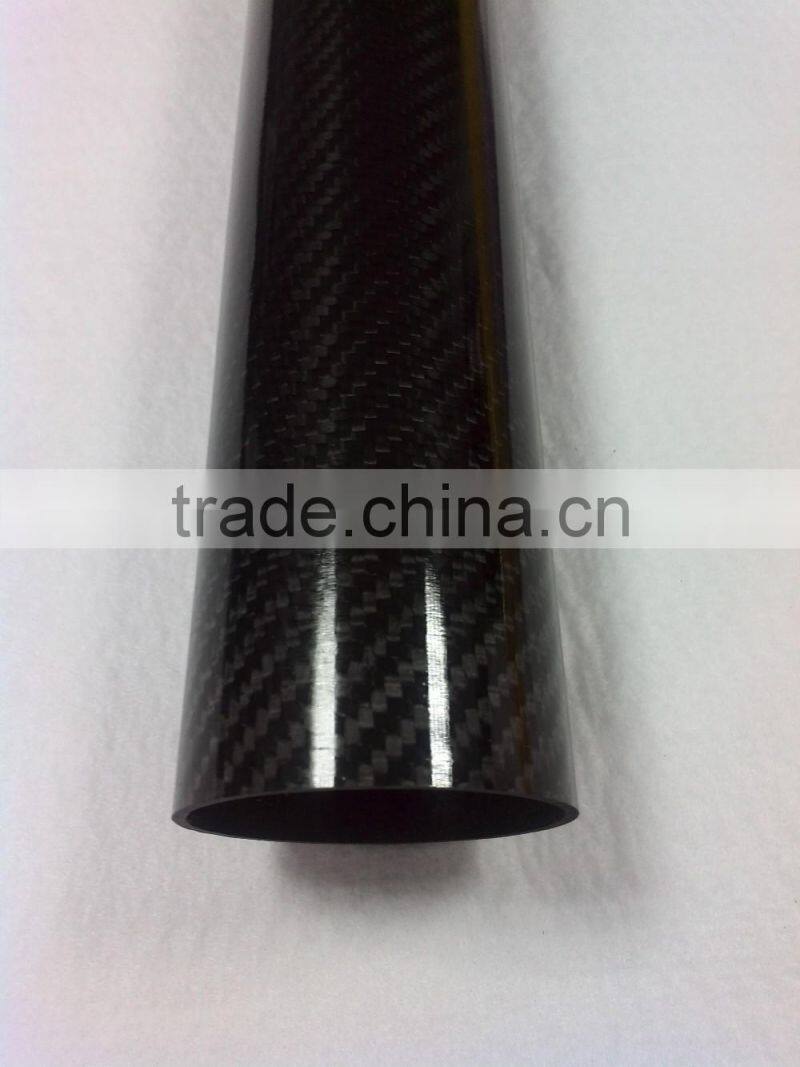 22mm 25mm 30mm 3K twill/plain carbon fiber tube with high strength