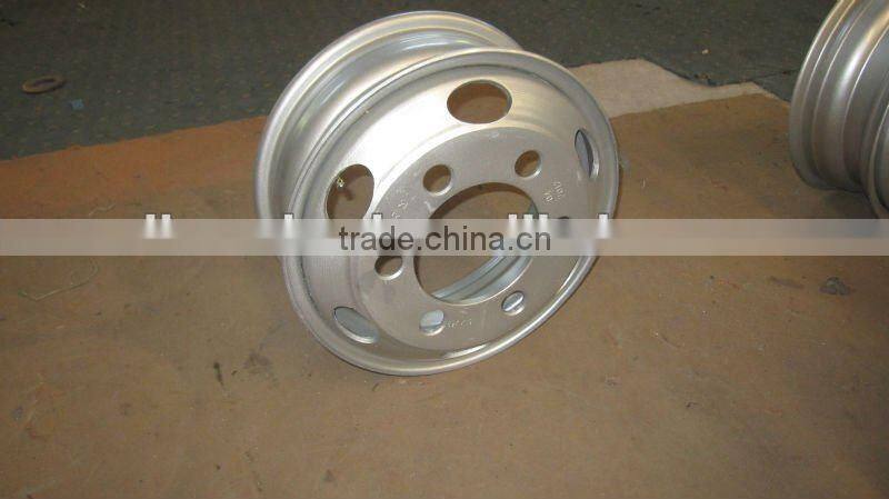 5.5KX16 tubeless steel truck wheel rim locking ring