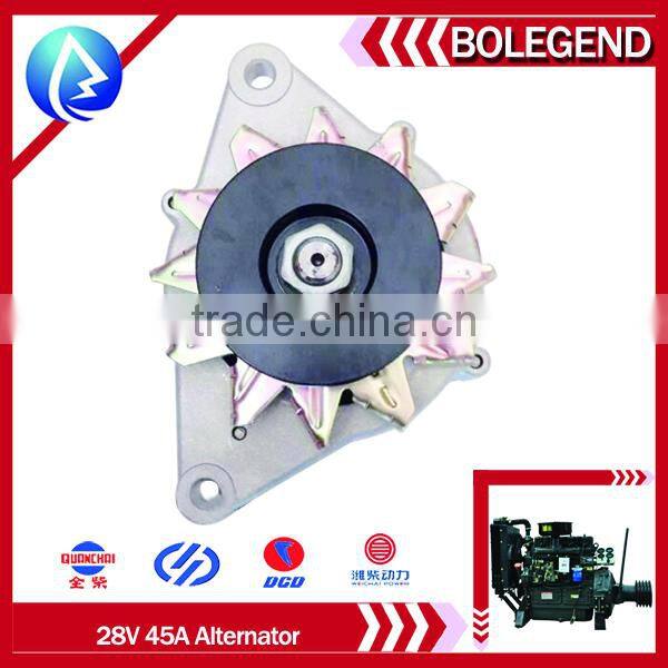 Dongfeng truck parts Changchai CY4102 diesel engine Alternator