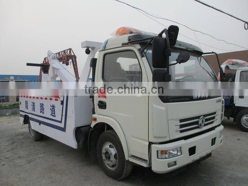 Dongfeng 4*2 road wrecker truck for sale