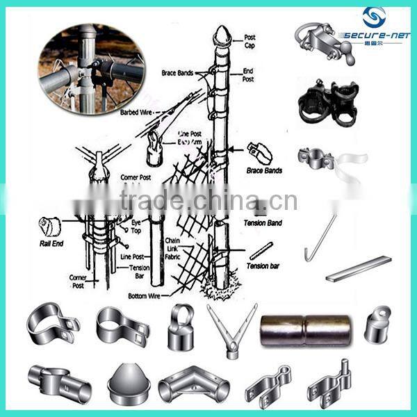high quality reinforcing security airport chainlink fence