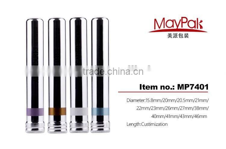 Aluminum Cigar Tube in Silver Color Round Tube