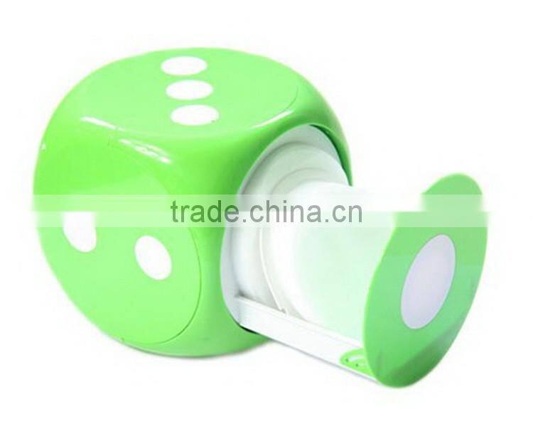 lovely dice design CD plastic storage box