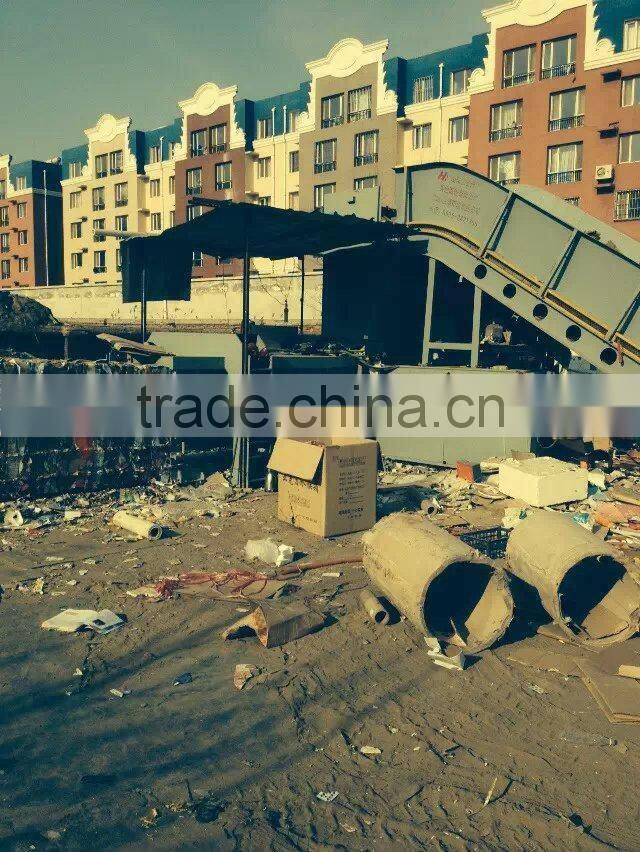 125T hydraulic horizontal baler,cardboard baling press machine