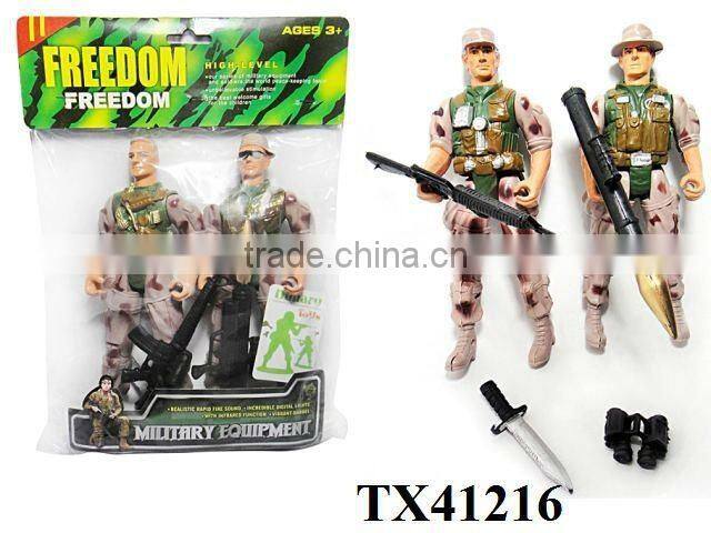soldiers toys with guns and broadsword MILITARY TOY
