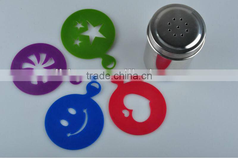 plastic coffee stencils