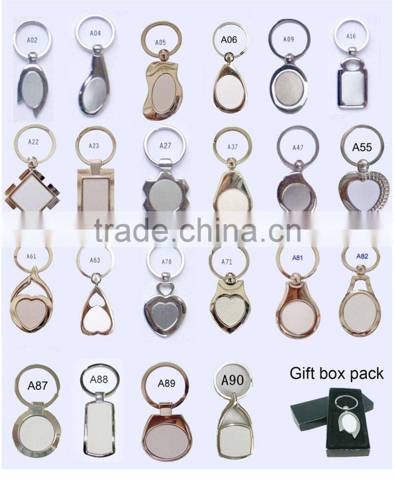 Sublimation Small Metal Key Chain Key Fasteners