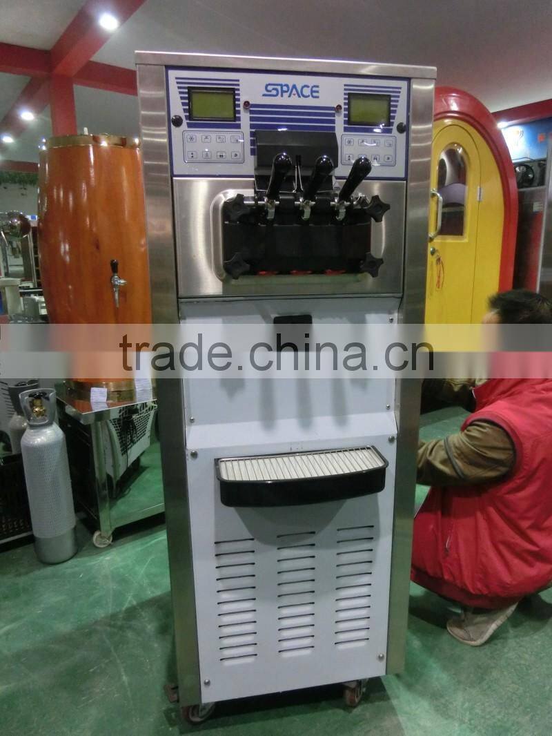 Rainbow soft serve ice cream machine,commercial soft serve ice cream machine(ZQR-6250)