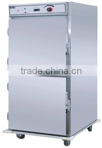 Hot sale commercial stainless steel restaurant food plate warmer trolley cart for sale