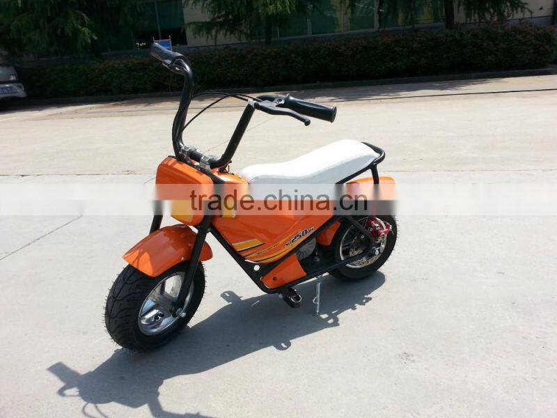 200w or 250w or 350w multi color mini electric dirt bike for kids or adults