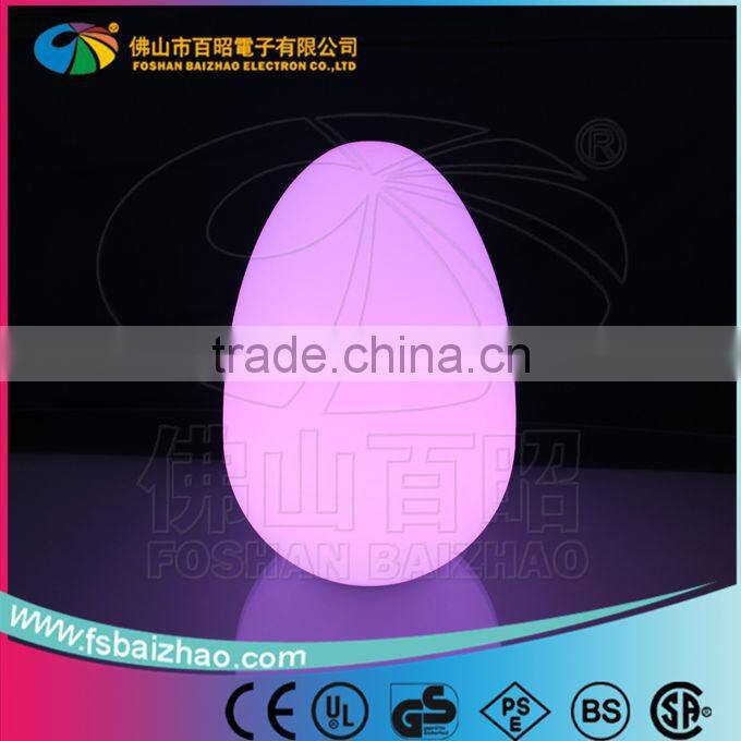 2016 operated led plastic egg lighting