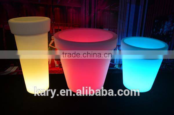 Color Change Plastic Flower Planter LED Flower Planter