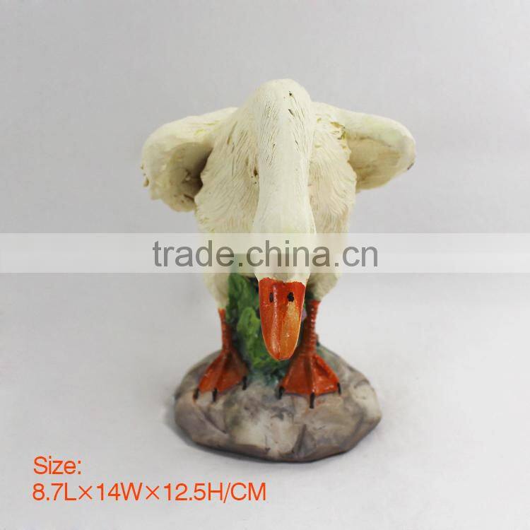 Resin garden decor goose statue