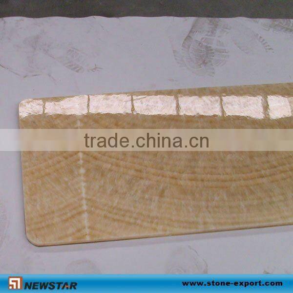 Natural green onyx for background wall