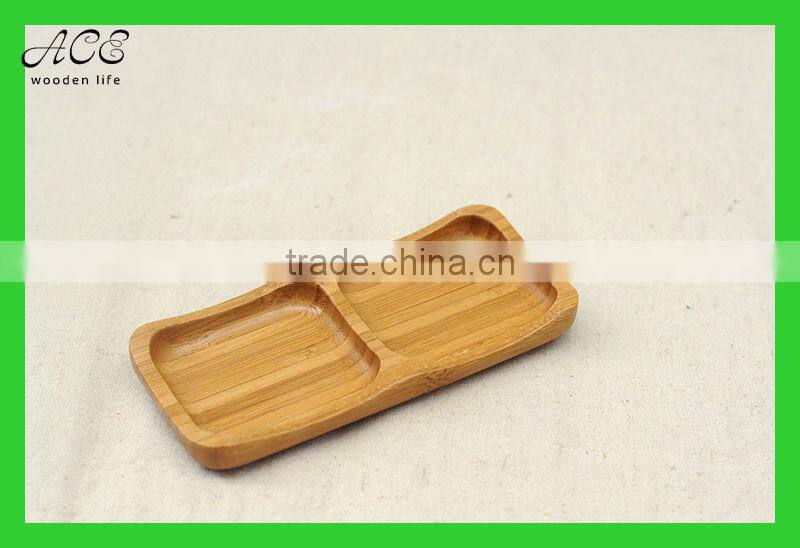 Bamboo serving plate