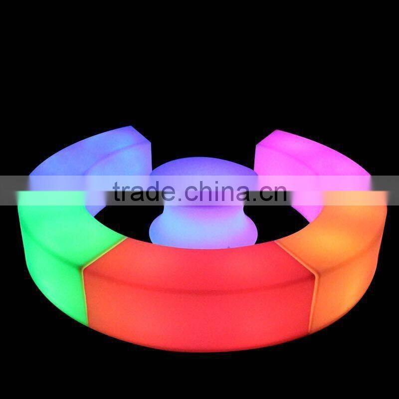 modern lighting chair with cushion&modern plastic chair