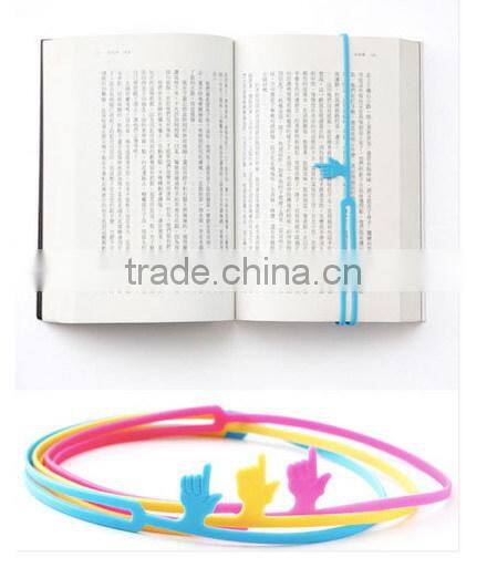 2014 New Style Silicone Fingerprint A Handy Bookmark