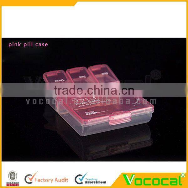 Travel Bottle Set Cosmetic Jar Empty Hair Shampoo Cream Bottle 11pcs Transparent+Pink